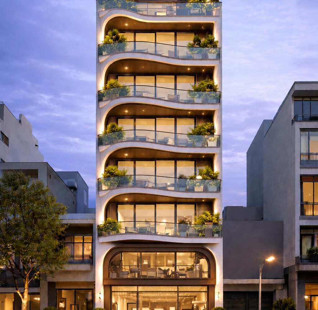 Mặt đứng lọc ánh sáng — Layered Façade