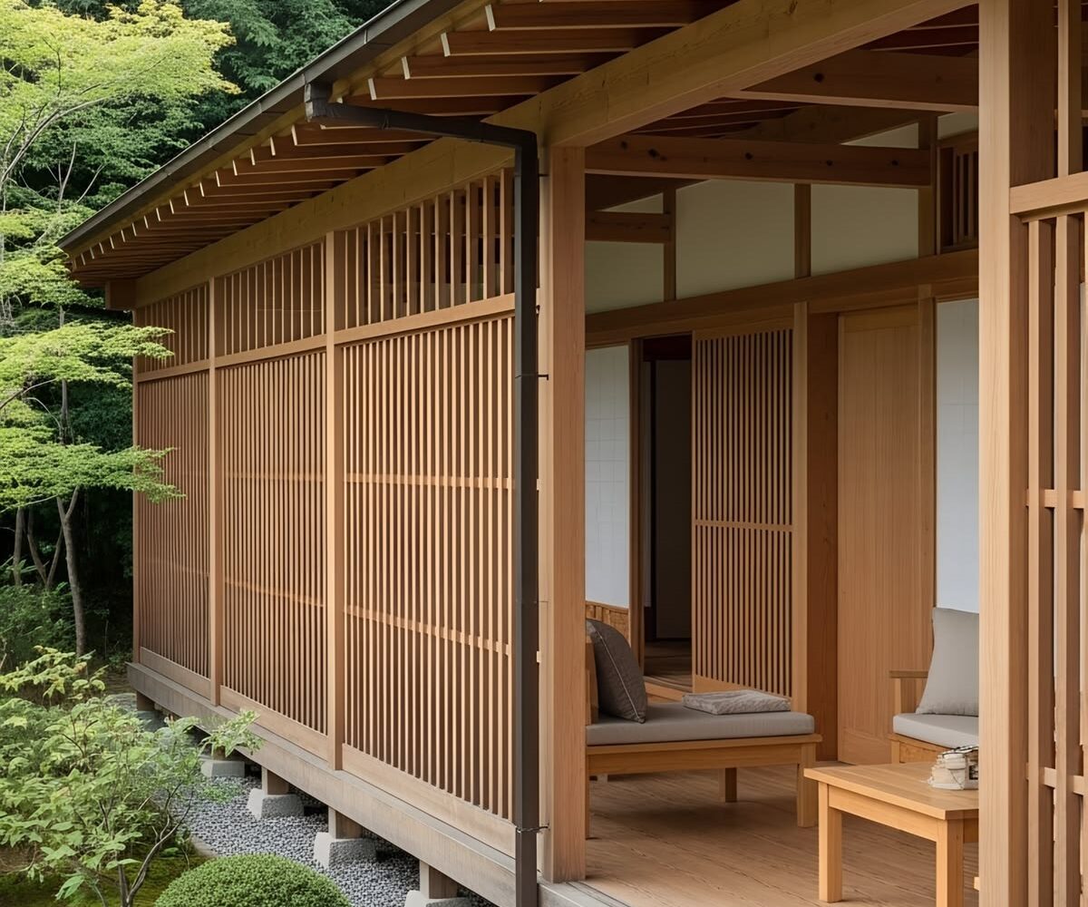 Khoảng chuyển tiếp giữa nhà và vườn — Engawa — Between Inside & Outside